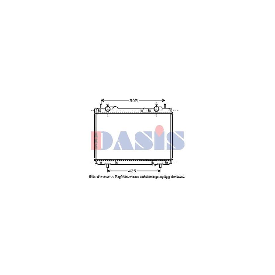 AKS Dasis 080062N Engine Radiator for Fiat Marea