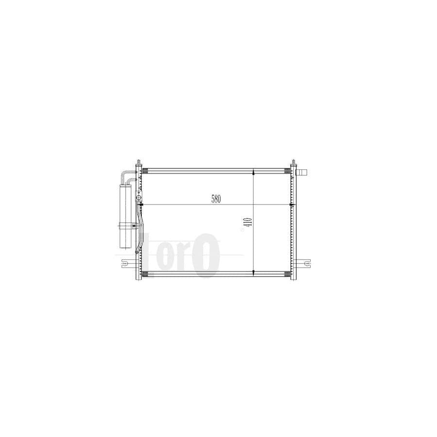 Abakus 0070160001 Air Conditioning Condenser