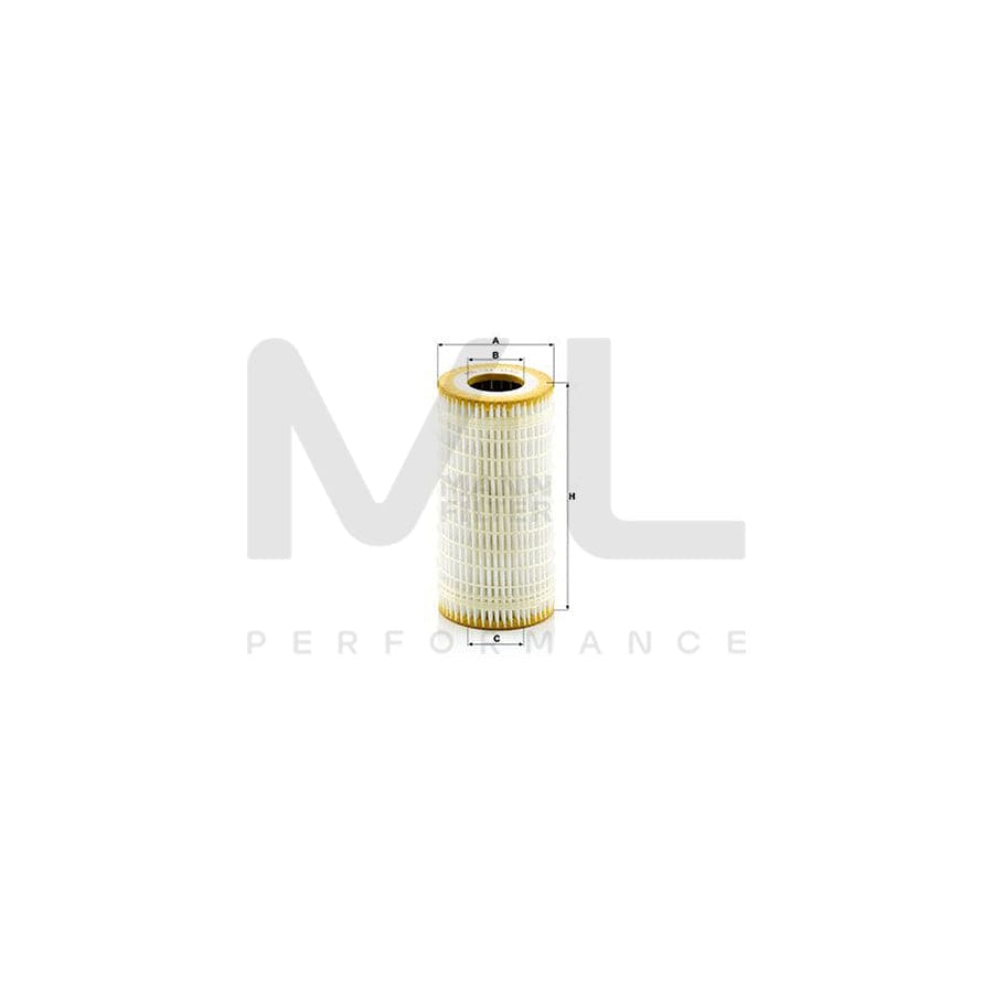 MANN-FILTER HU 7034 z Oil Filter with seal, Filter Insert
