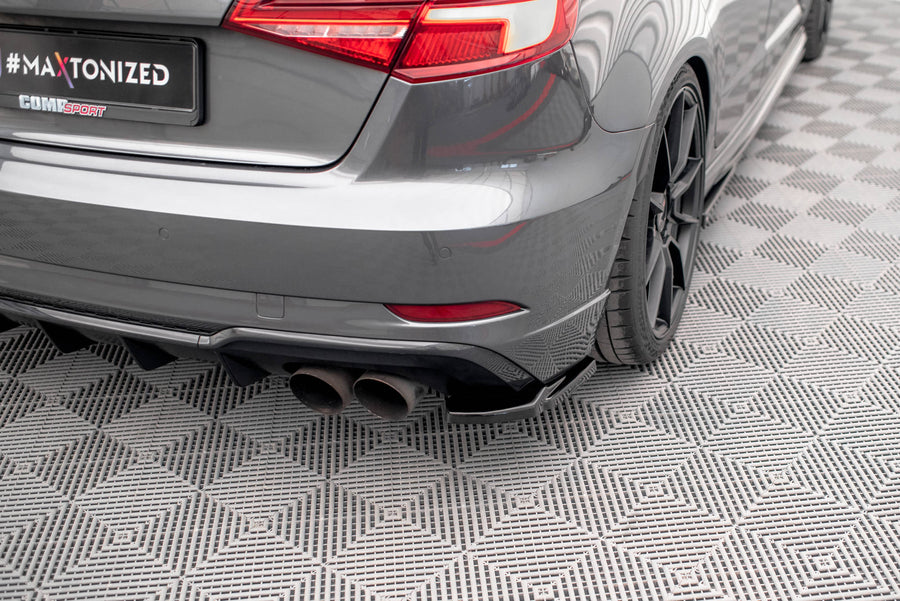 Maxton Design Audi S3 Sportback 8V Facelift Rear Side Splitters