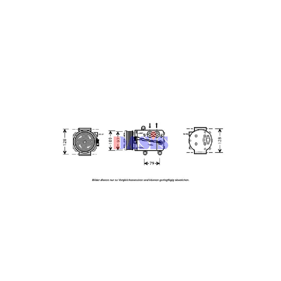 AKS Dasis 853140N Compressor, Air Conditioning