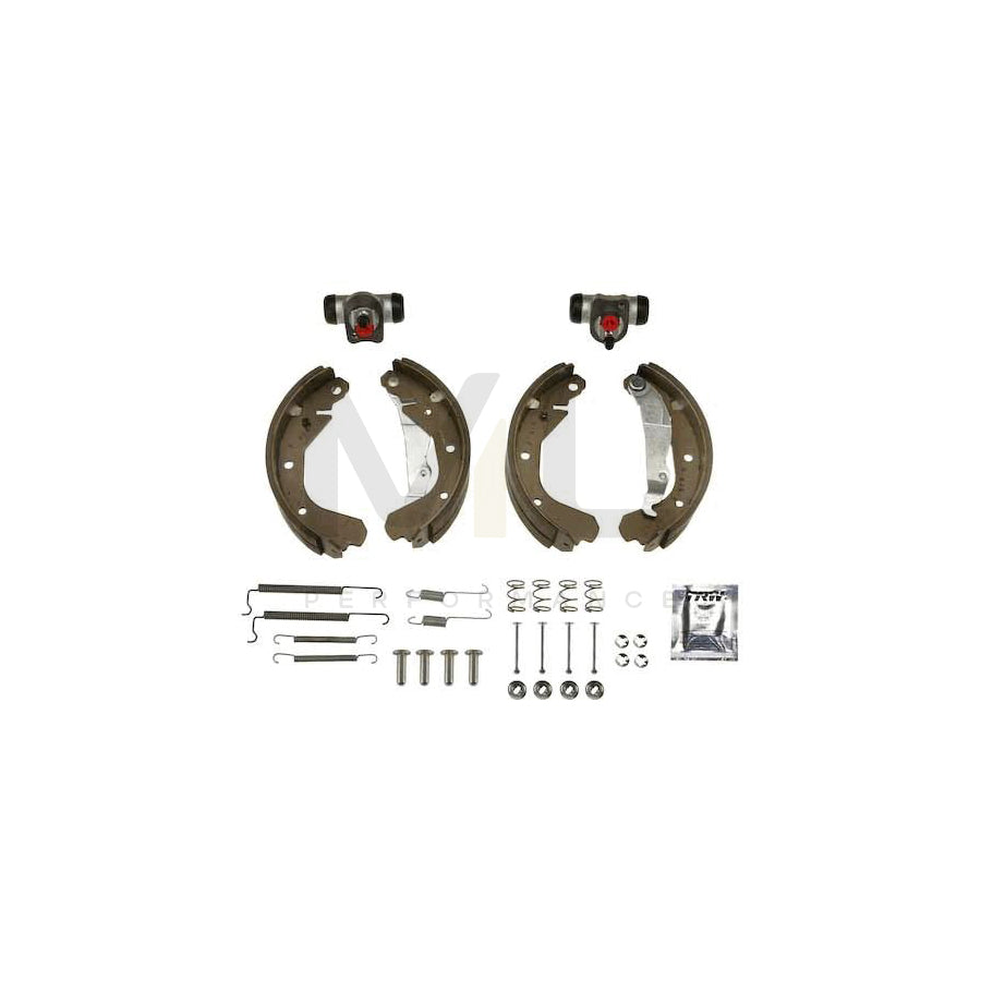 TRW Brake Kit BK1619 Brake Shoe Set with wheel brake cylinder | ML Performance Car Parts