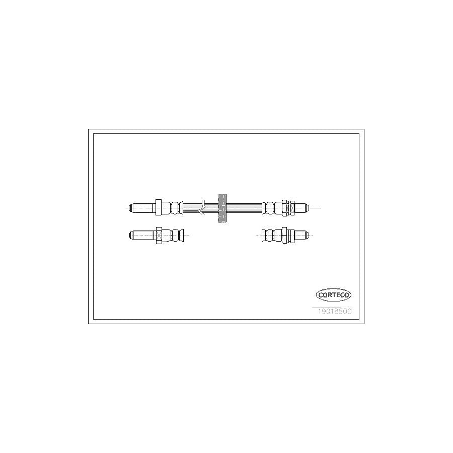 Corteco 19018800 Brake Hose