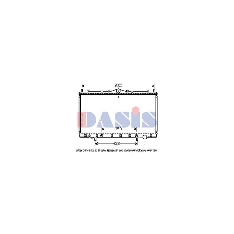 AKS Dasis 140058N Engine Radiator for Mitsubishi Eclipse II Coupe (D32A)