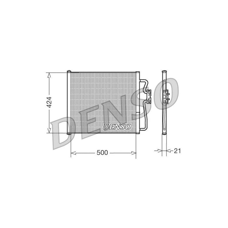 DENSO DCN05007 Air Conditioning Condenser for BMW 7 (E38)