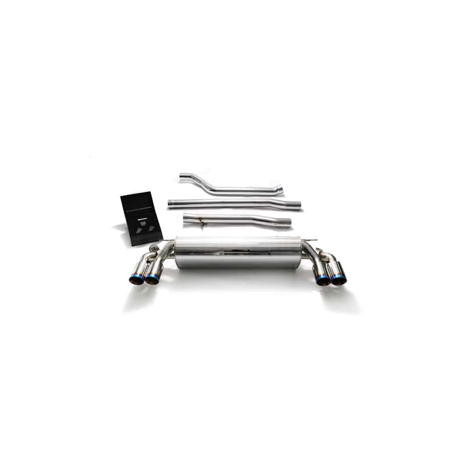 Armytrix BMG33-QS11B Valvetronic Exhaust System BMW 520i | 530i G3X 2017-2020 with Quad Blue Coated 3.5"