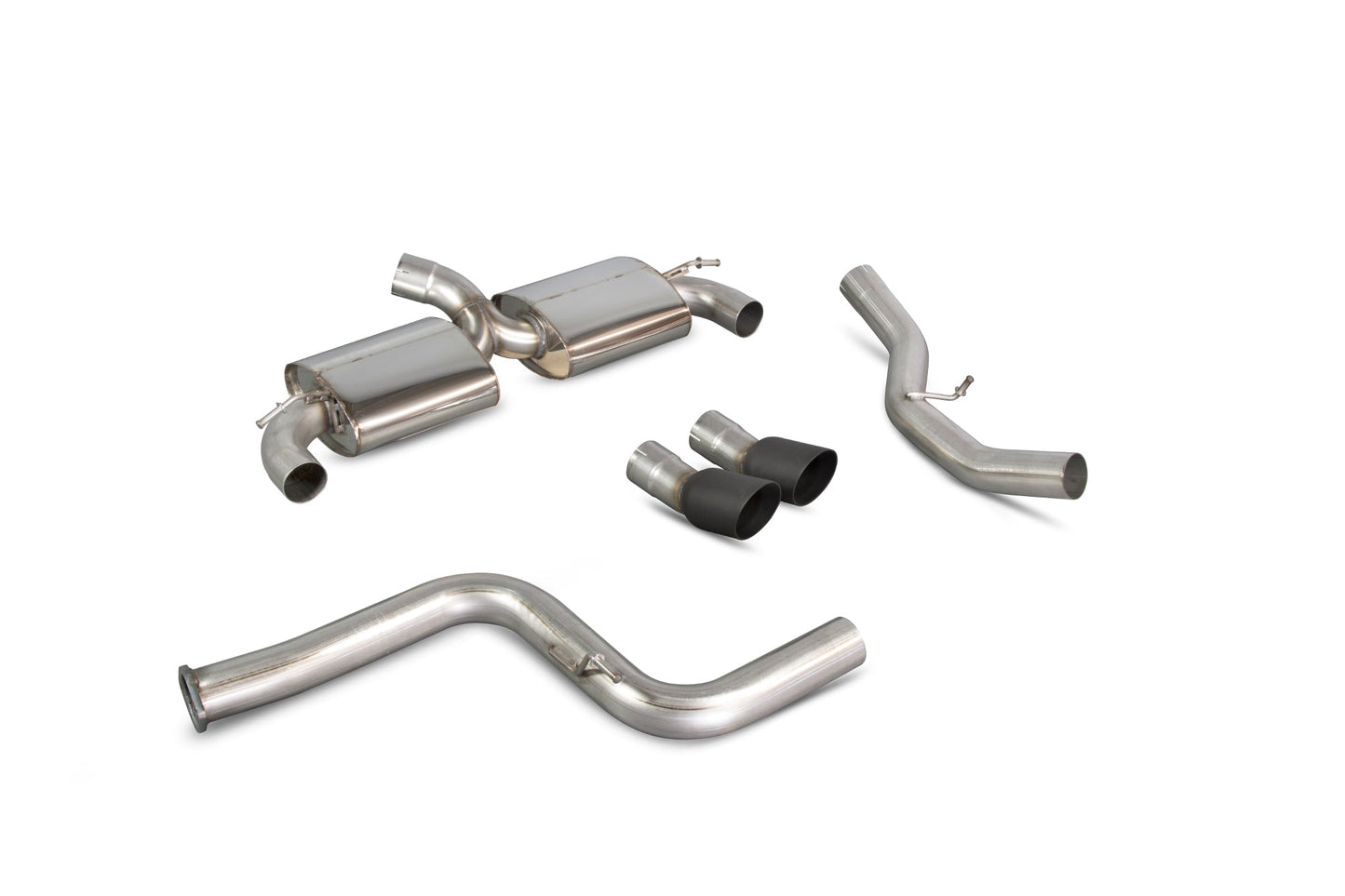 Scorpion SFD066C Ford Focus MK2 RS  Non-Resonated Cat-Back System  | ML Performance US US