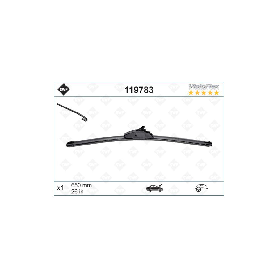 Swf Visioflex 119783 Wiper Blade For Renault Twingo | ML Performance US Car Parts