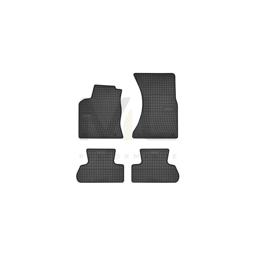 FROGUM Tailored 0725 Floor mat set for AUDI Q5 (8RB) Elastomer, Front and Rear, Quantity: 4, Black, (LHD)