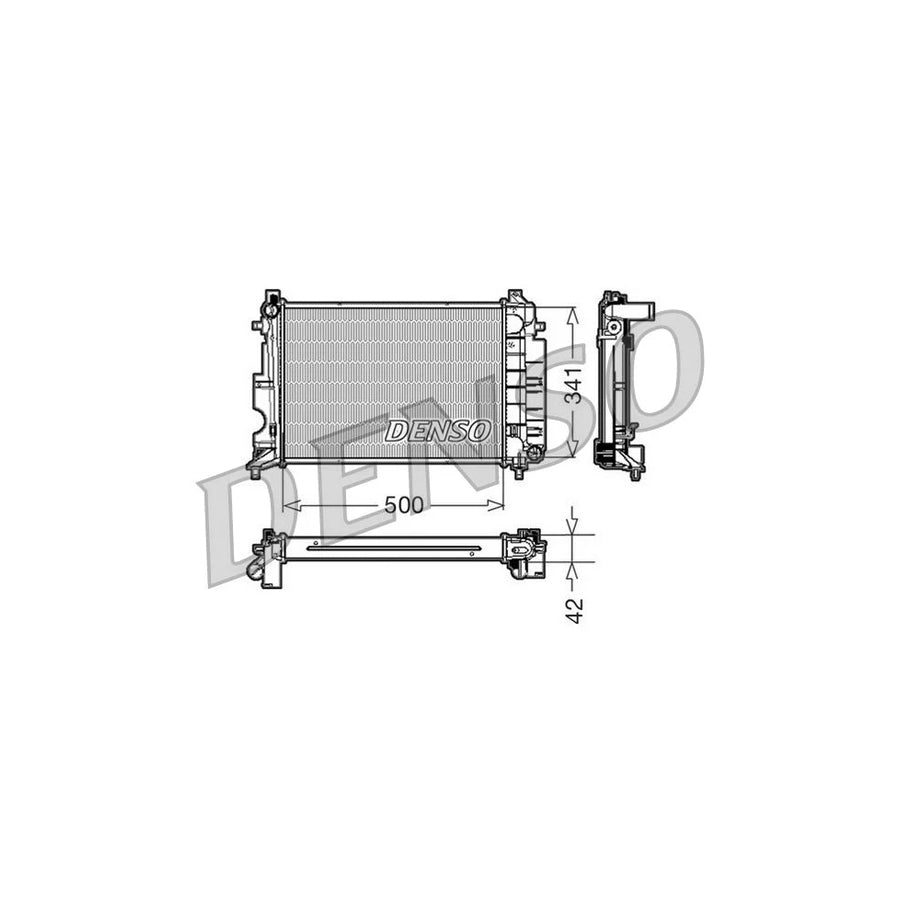 DENSO DRM25014 Engine Radiator