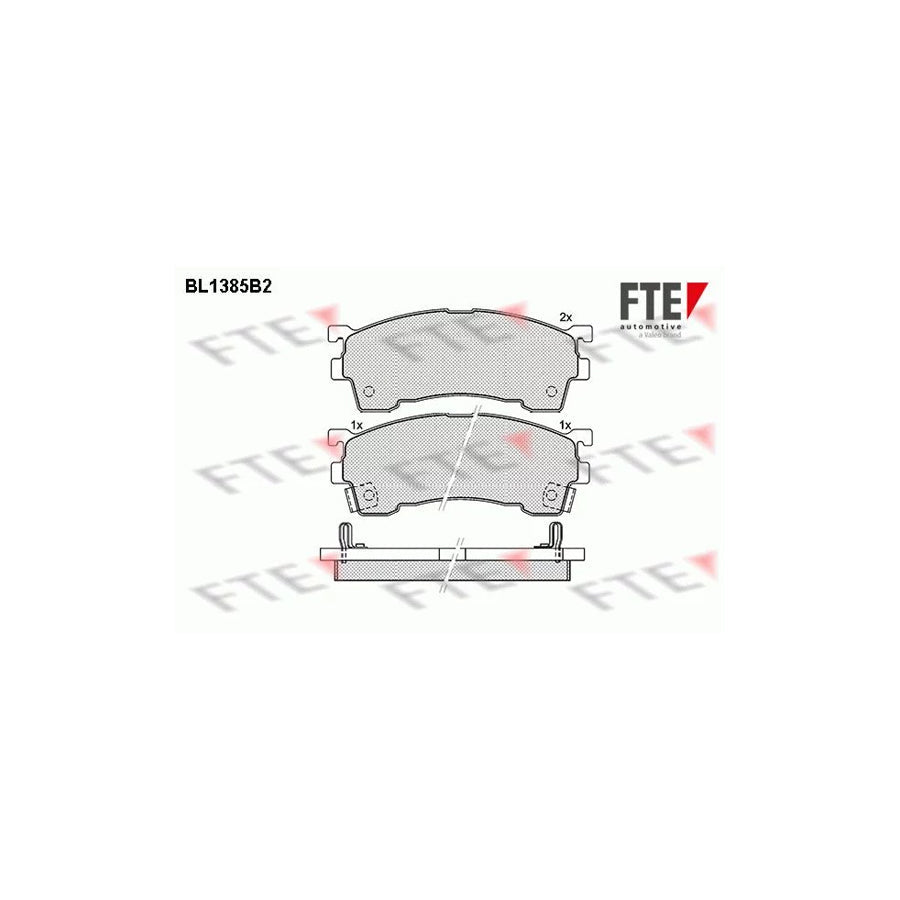 FTE Bl1385B2 Brake Pad Set
