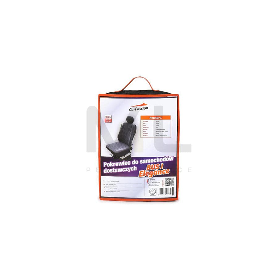 CARPASSION BUS I Elegance 30112 Car seat cover graphite, Polyester, Front