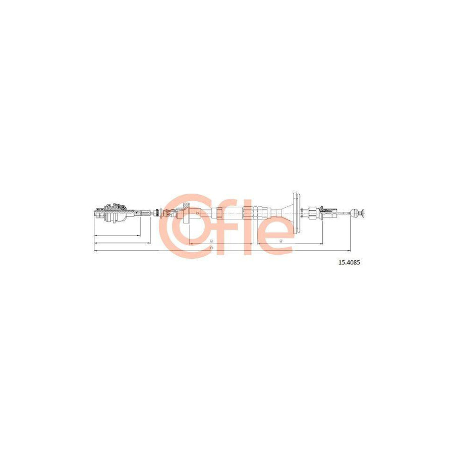 Cofle 15.4085 Clutch Cable