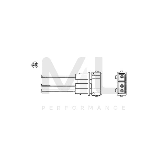 NTK Lambda Sensor / O2 Sensor (NGK 0237) - OZA446-E53 | ML Car Parts UK | ML Performance