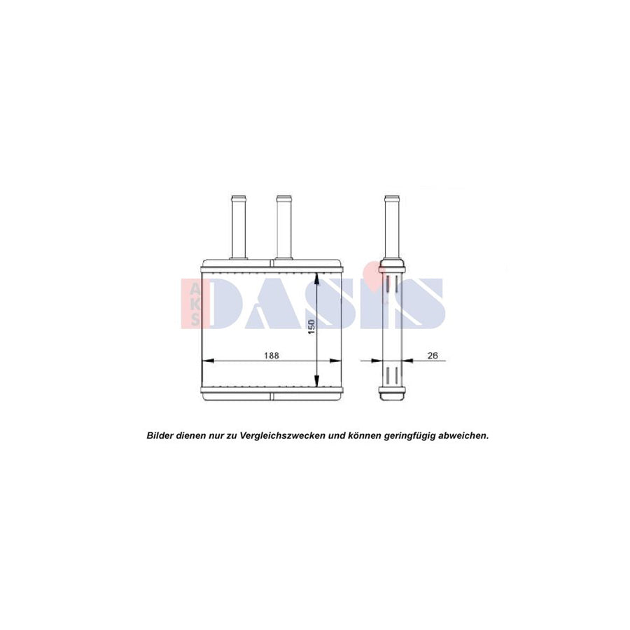 AKS Dasis 529002N Heater Matrix