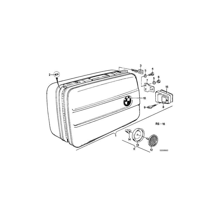 Genuine BMW 46541239479 100 69-76 65 Base 3MM (Inc. R60/6, R90S & R65T) | ML Performance US Car Parts