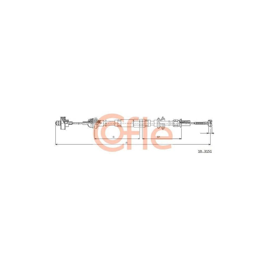Cofle 10.3151 Clutch Cable
