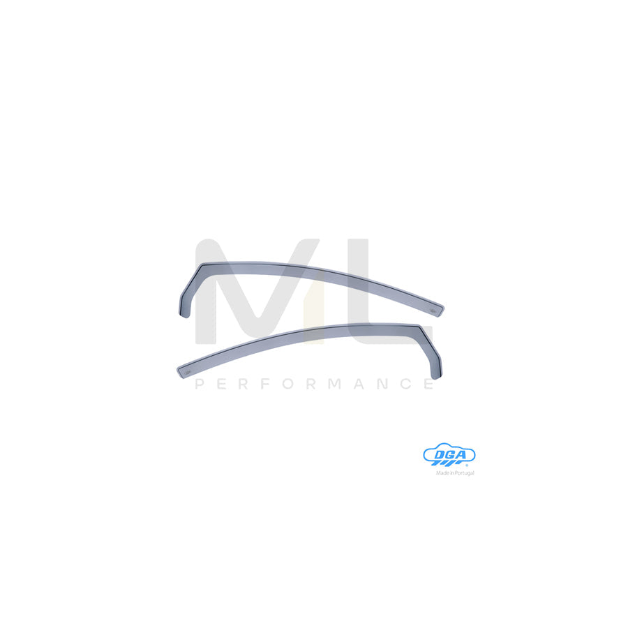 DGA 18045 Wind deflectors for OPEL Astra J Hatchback (P10) Arrow direction, Front, inner