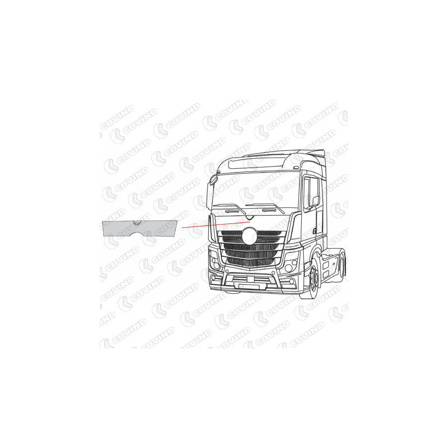 Covind 960/135 Cover, Radiator Grille