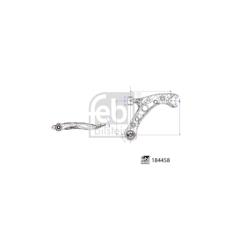 Febi Bilstein 184458 Suspension Arm for Toyota Corolla
