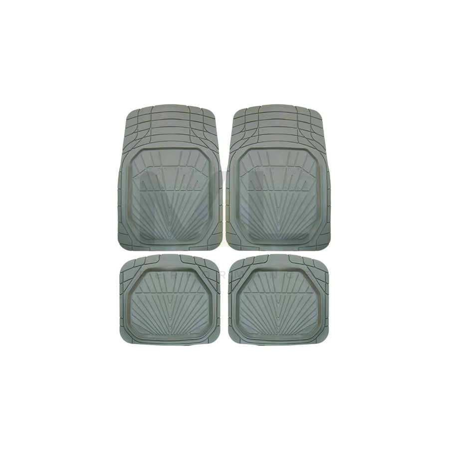 POLGUM Universal fit CR202S Floor mat set Elastomer, Front and Rear, Quantity: 4, Grey
