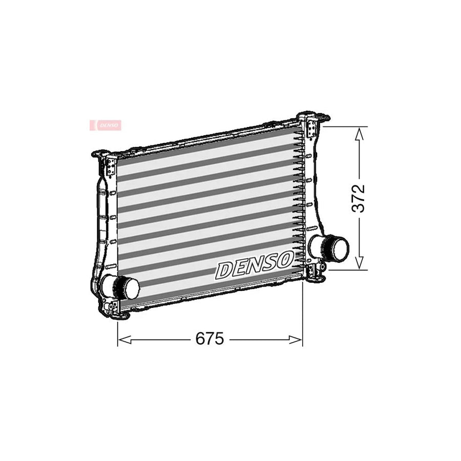 DENSO DIT50011 Intercooler for Toyota Avensis