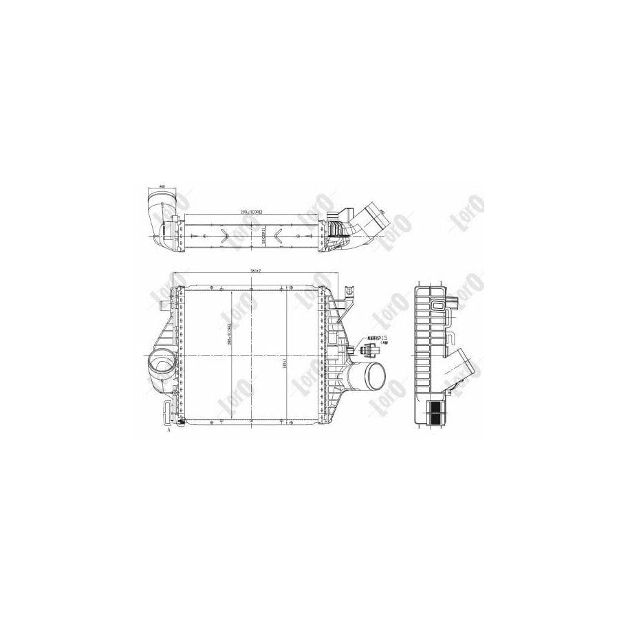 Abakus 0540180015 Intercooler