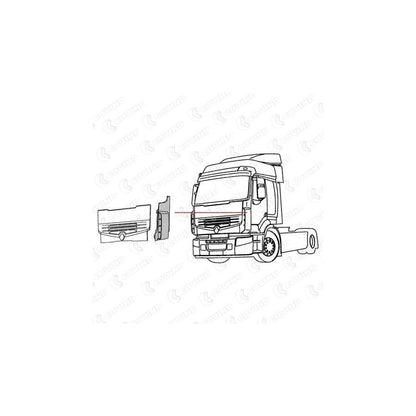 Covind Prm/163 Air Deflector, Driver Cab