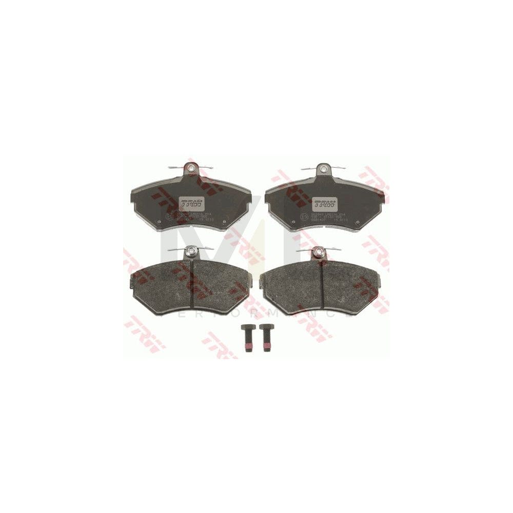 TRW Cotec Gdb1437 Brake Pad Set Not Prepared For Wear Indicator, With Brake Caliper Screws, With Accessories | ML Performance Car Parts