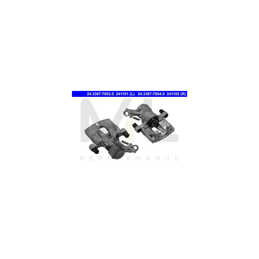 ATE 24.3387-7004.5 Brake Caliper without holder