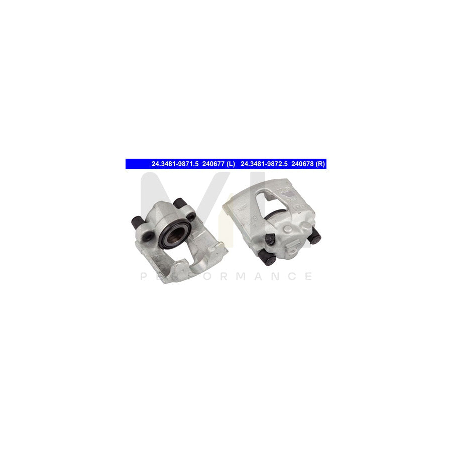 ATE 24.3481-9872.5 Brake Caliper without holder