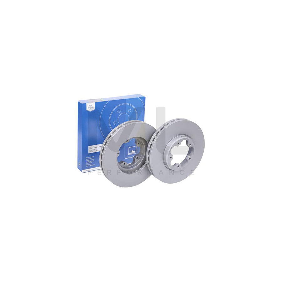 ATE 24.0133-0101.1 Brake Disc Vented, Coated, Alloyed / High-carbon, with bolts/screws  - 1 piece