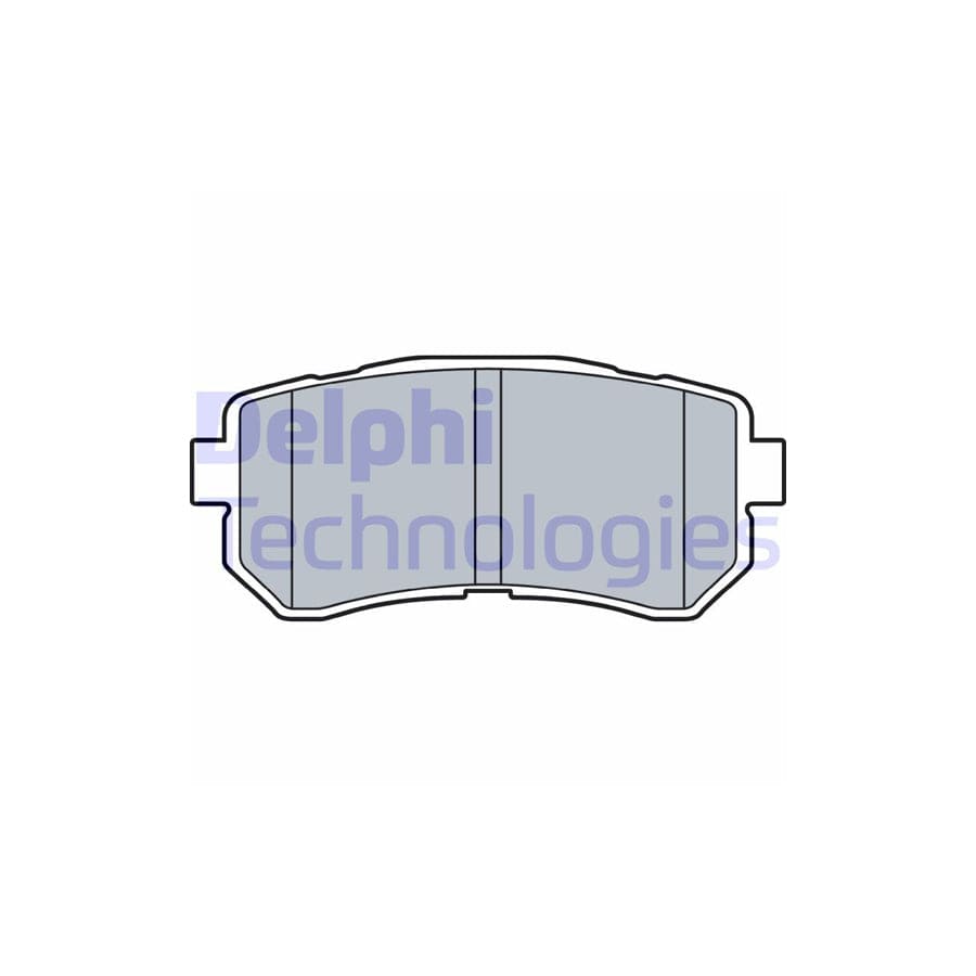 Delphi Lp3521 Brake Pad Set For Hyundai I20 I Hatchback (Pb)