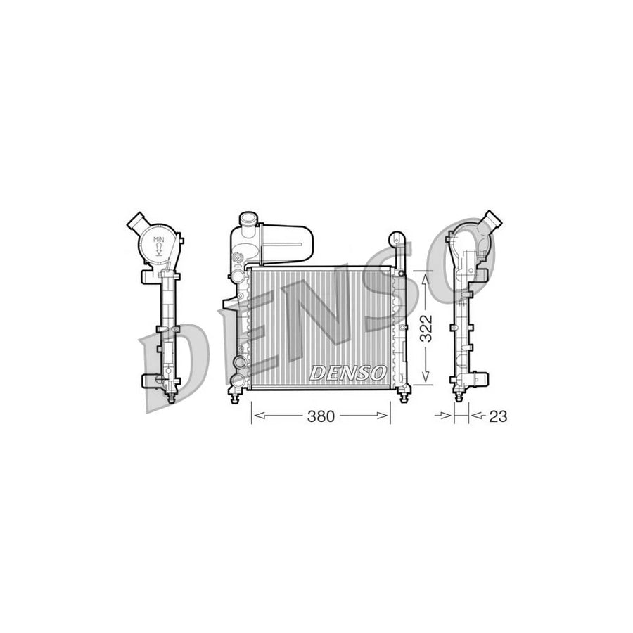 DENSO DRM09134 Engine Radiator