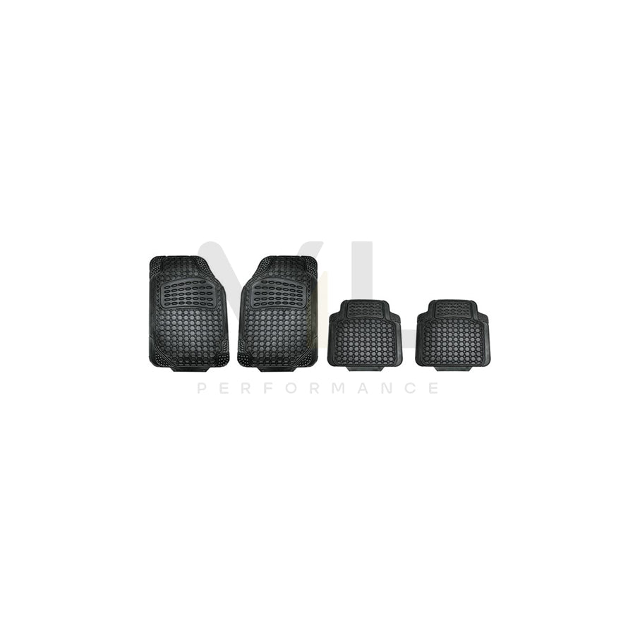 ALCA Universal fit, CarProtect, Universal 732010 Floor mat set Elastomer, Quantity: 4, Black