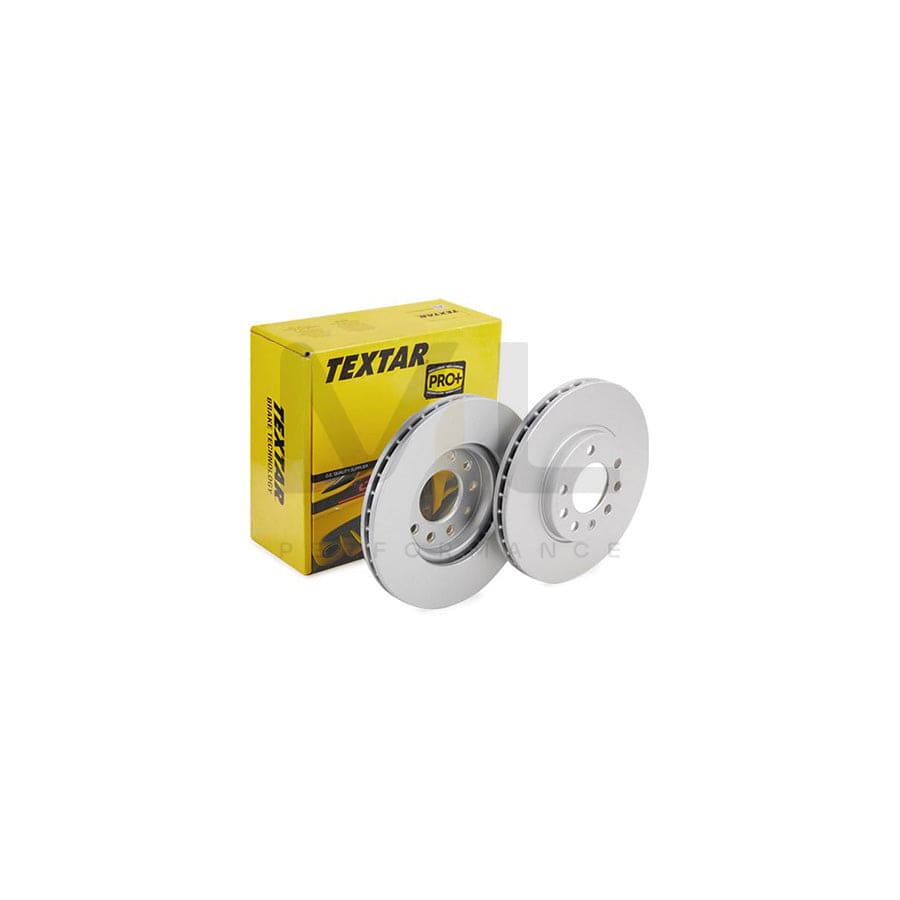 TEXTAR PRO 92091903 Brake Disc Internally Vented, Coated, without wheel hub, without wheel studs | ML Performance Car Parts