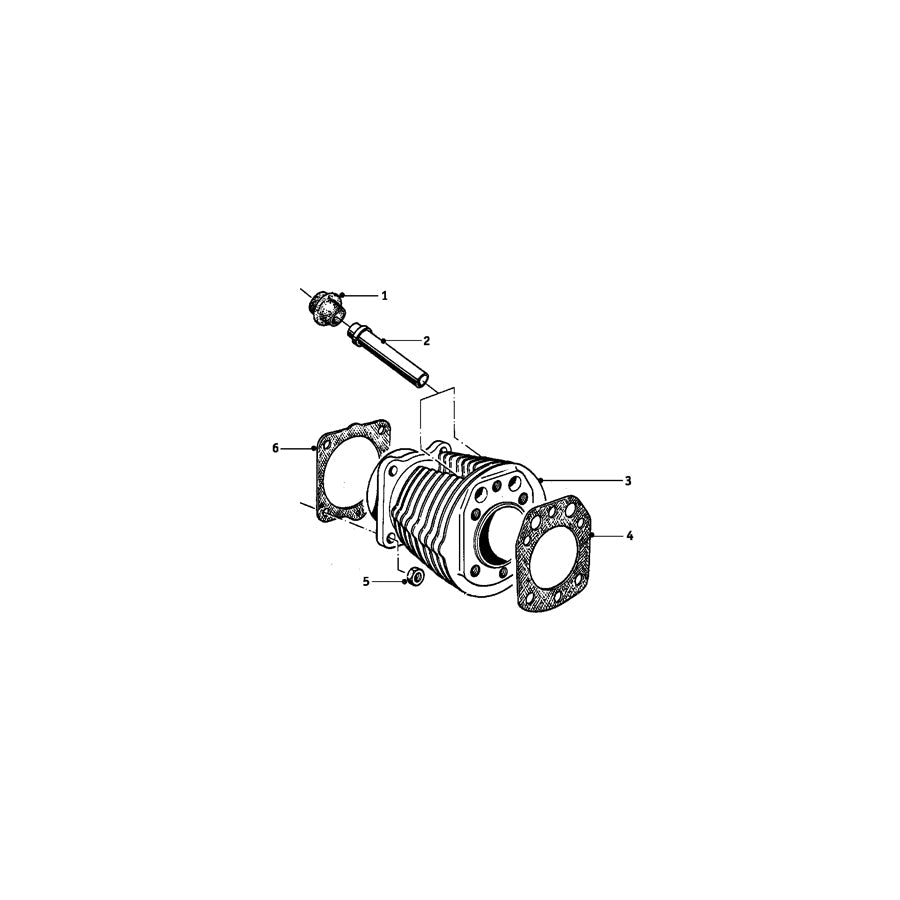 Genuine BMW 11110010027 Cylinder (Inc. R50 S, R51/3 & R50/2) | ML Performance US Car Parts
