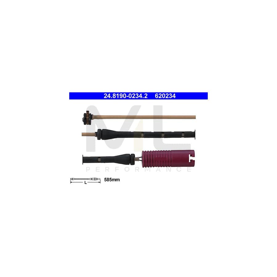 ATE 24.8190-0234.2 Brake pad wear sensor for BMW 7 (E38)