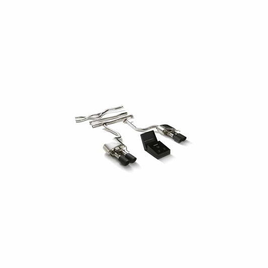 Armytrix LXIS3-QS14M Valvetronic Exhaust System Lexus IS200T | IS300 2.0T I4 2015+ with Quad Matte Black 3.5"