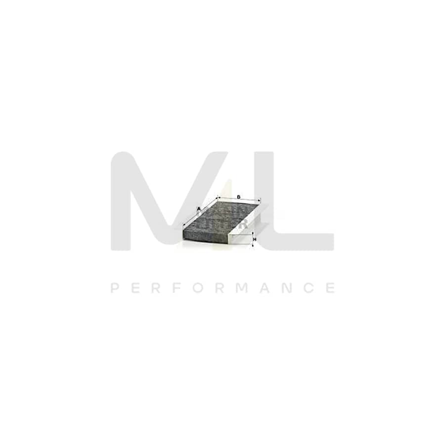 MANN-FILTER CUK 22 008-4 Pollen filter for BMW 3 Series Activated Carbon Filter