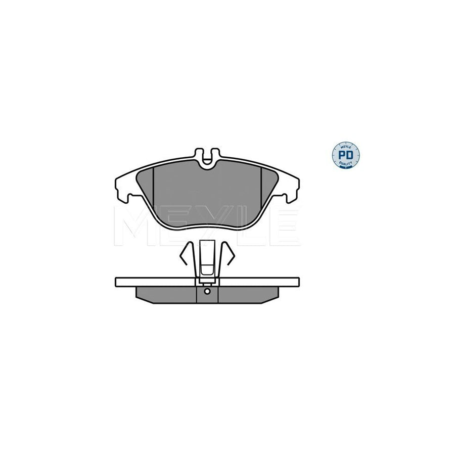 Meyle 025 242 5317/Pd Brake Pad Set