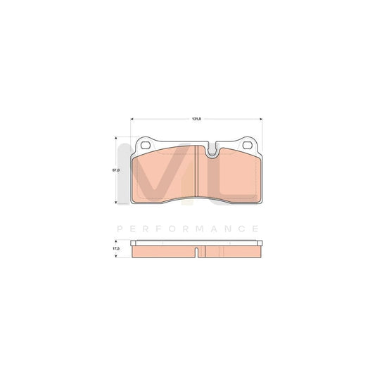 TRW Gdb1816 Brake Pad Set Prepared For Wear Indicator | ML Performance Car Parts