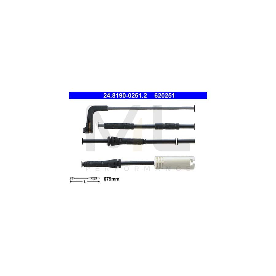 ATE 24.8190-0251.2 Brake pad wear sensor