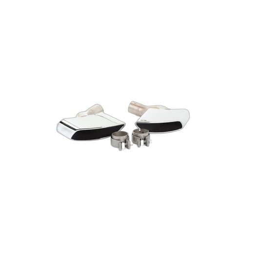 Genuine BMW 18302336745 E71 Tailpipe Tip, Chrome 8-ZYLINDEROPTIK (Inc. X6) | ML Performance US Car Parts