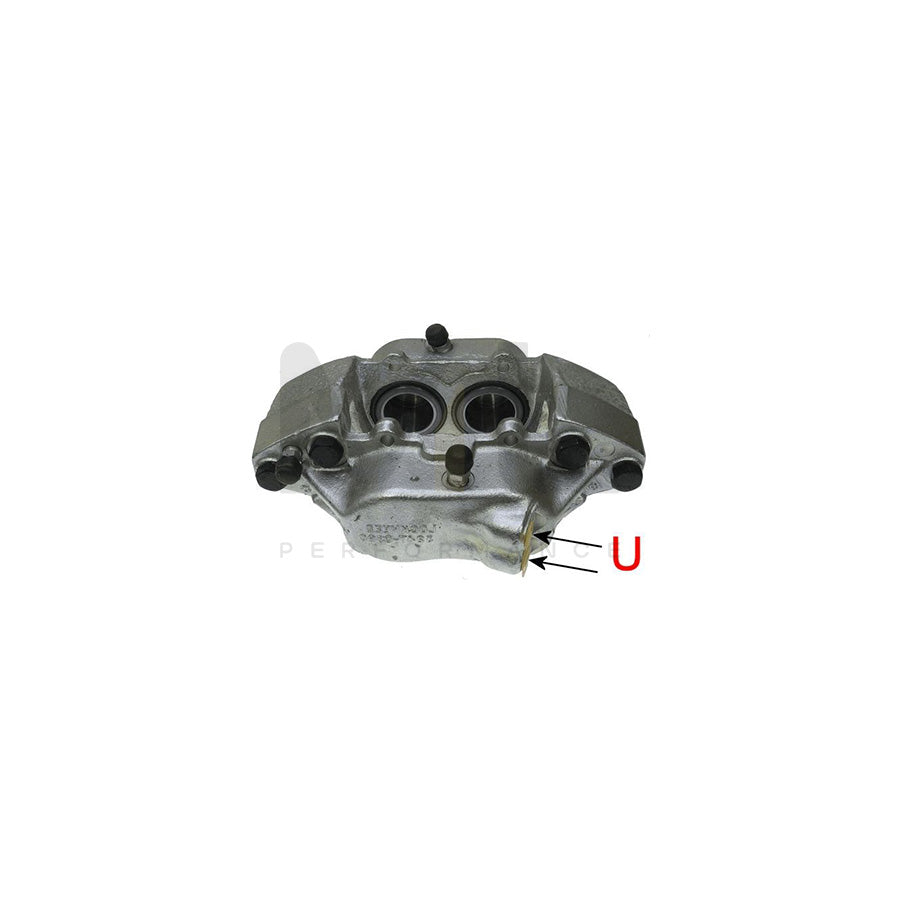 HELLA 8AC 355 384-871 Brake Caliper without holder