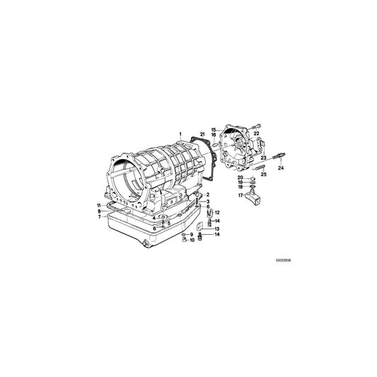 Genuine BMW 24111218036 E34 E32 Oil Pan (Inc. 530i, 525i & 520i) | ML Performance US Car Parts