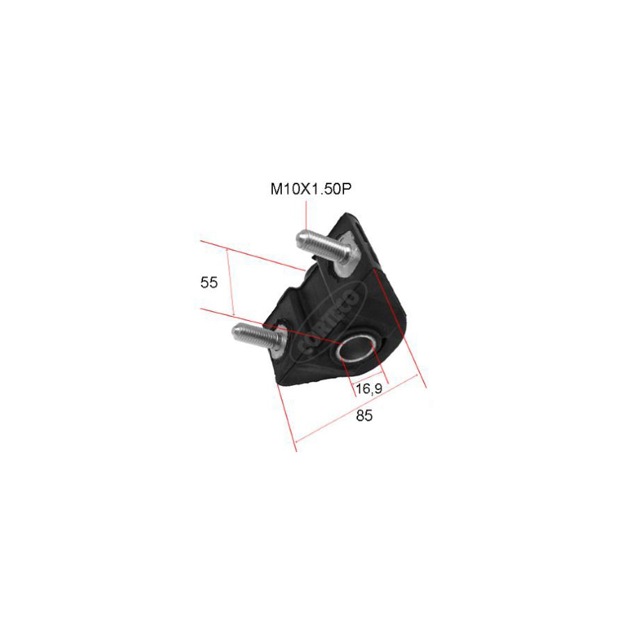 Corteco 80000955 Control Arm / Trailing Arm Bush