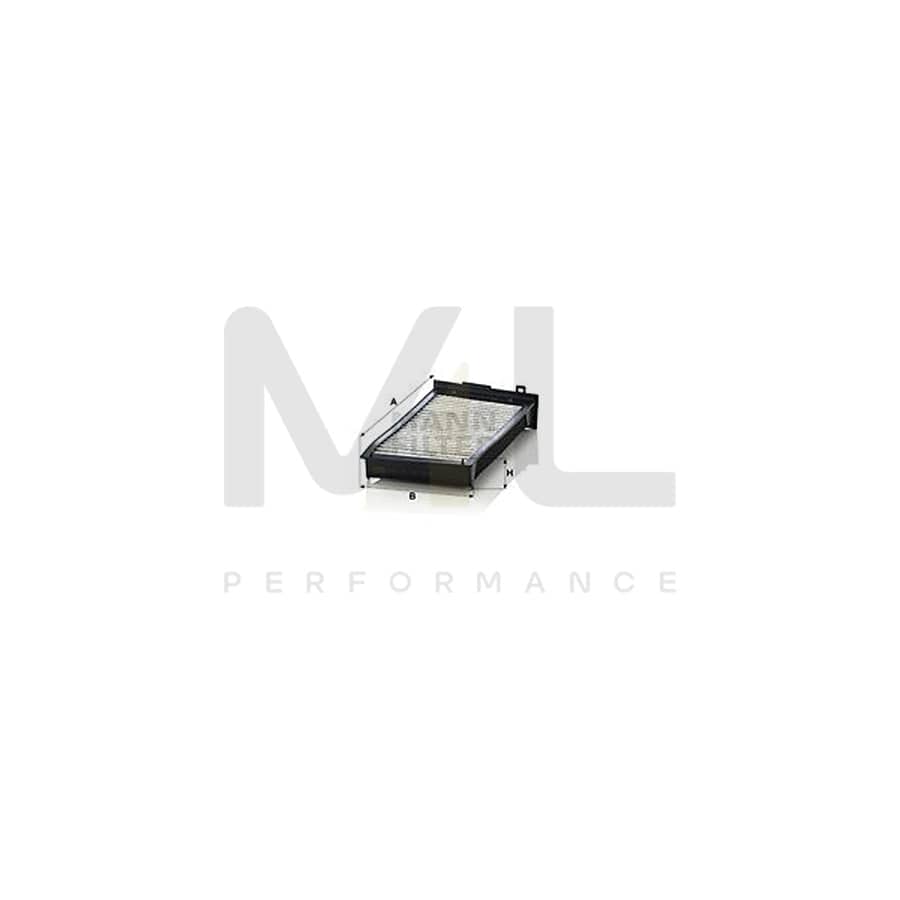 MANN-FILTER CUK 3518 Pollen filter for CITROÃ‹N C5 Activated Carbon Filter