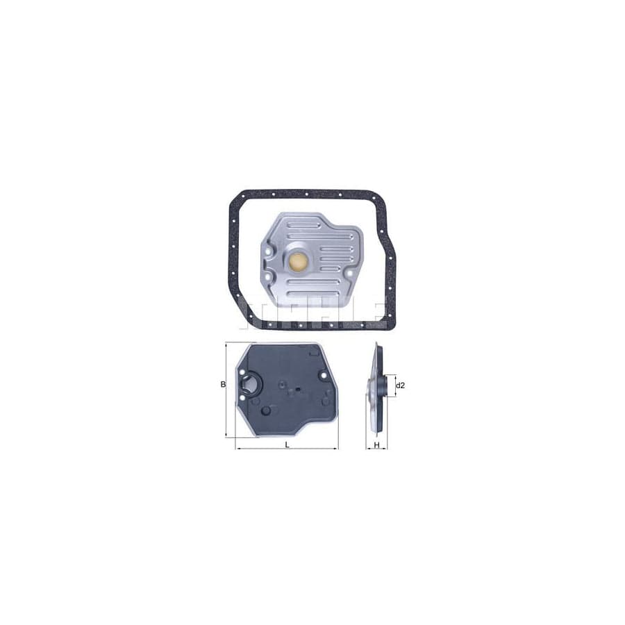 Mahle Original Hx 245D Hydraulic Filter, Automatic Transmission
