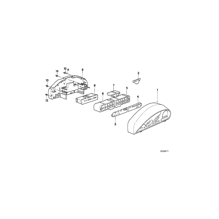 Genuine BMW 62131383331 E31 Control Symbol (Inc.  & 850Ci) | ML Performance US Car Parts